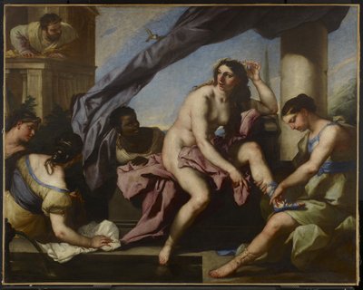 Het toilet van Bathseba, c.1663 door Luca Giordano